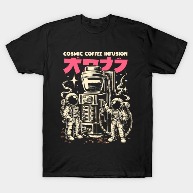 Cosmic Coffee Infusion T-Shirt by Lima's